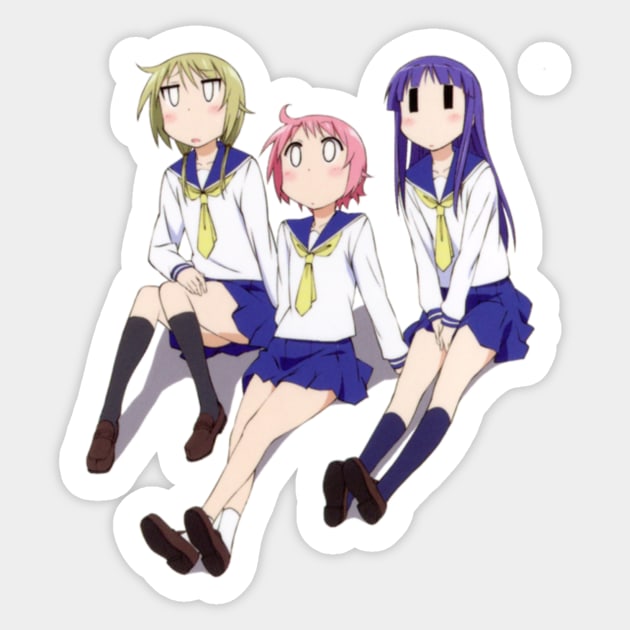 Yuyushiki Group Sticker by KokoroPopShop